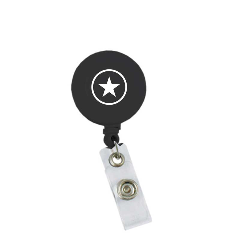 Show details for Round Retractable ID Badge Holder