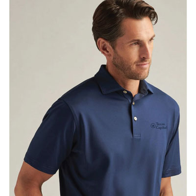 Show details for Peter Millar Men’s Polo Navy