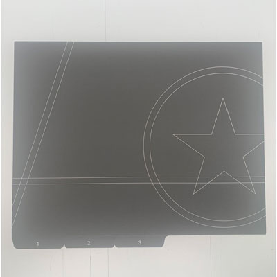 Show details for Pitchbook Tabs Gray 1-3 and packed in sets of 20