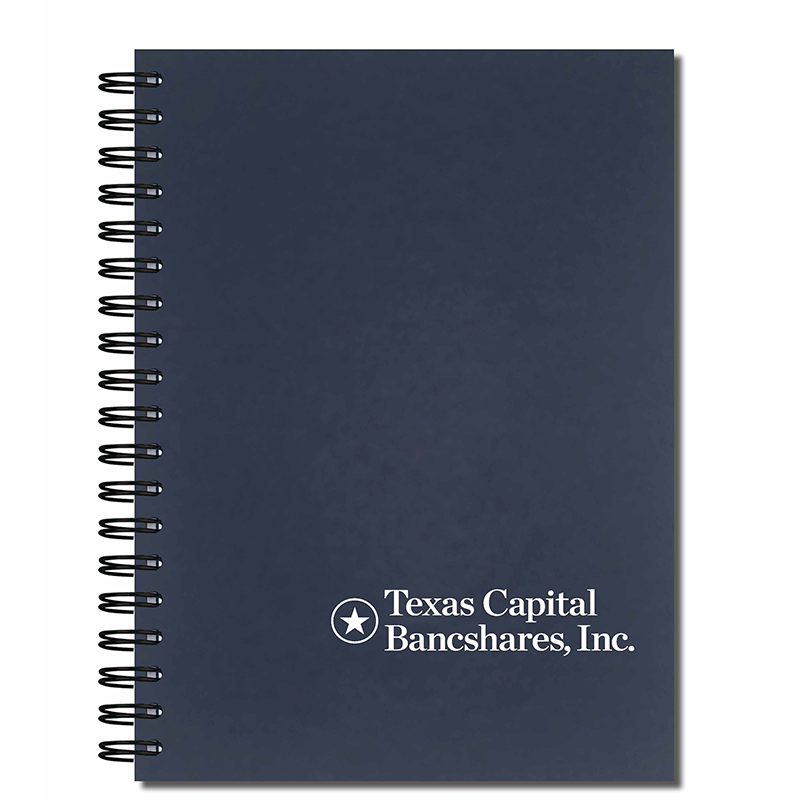 Show details for Heavy Cover 7x10 Navy Notebook TCBI
