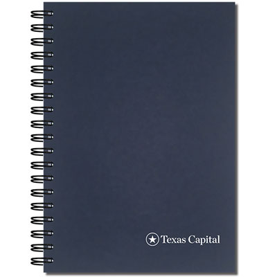 Show details for Heavy Cover 7x10 Navy Notebook TC