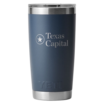 Show details for 20 oz. YETI Rambler- Navy With Magslider™ Lid