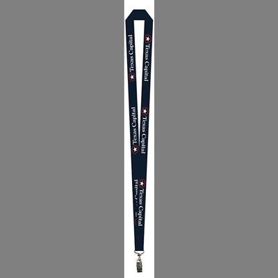 Show details for TC - 3/4" Full Color Sublimated Lanyard w/ Metal Bulldog Clip